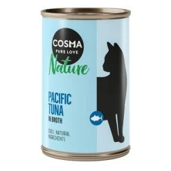 Pack Ahorro: Cosma Nature 12 X 140 G -Perros Gatos Suministros Tienda 104062 pla cosma nature pacifictuna 140g 3