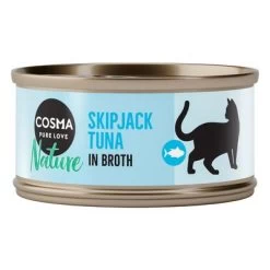 Pack Ahorro: Cosma Nature 48 X 70 G 33 Pack Ahorro: Cosma Nature 48 X 70 G -Perros Gatos Suministros Tienda 104099 pla cosma nature skipjacktuna 70g 2