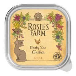 Rosie's Farm Adult Comida Húmeda Para Gatos -Perros Gatos Suministros Tienda 106315 pla rosie sfarm cats chicken 100g 5