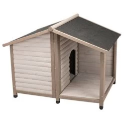Caseta Para Perros Trixie Natura Con Terraza 8 Caseta Para Perros Trixie Natura Con Terraza -Perros Gatos Suministros Tienda 106396 pla trixie huette lodge mit terrasse hs 02 8