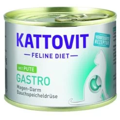 Kattovit Gastro Comida Húmeda Para Gatos 8 Kattovit Gastro Comida Húmeda Para Gatos -Perros Gatos Suministros Tienda 110041 pla finnern kattovit fd pute magen darm 185g 7