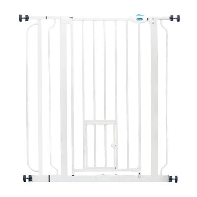 Barrera Carlson Pet Gate Extra Alta Con Puerta Gatera - Imagen 3