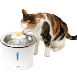 Bebedero Fuente Catit Flower Fountain De Acero, 3 L 10 Bebedero Fuente Catit Flower Fountain De Acero, 3 L -Perros Gatos Suministros Tienda 135197 hagencontainer catit blumentrinkbrunnen edelstahl trinkbrunnen 3liter hs 06 7