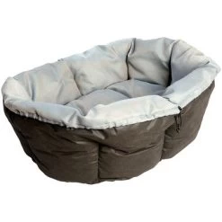 Cesta Ferplast Siesta Deluxe Negra Con Funda Sofá Tweed Azul -Perros Gatos Suministros Tienda 145197 ferplast ueberzug sofa blau tweed gr 10 hs 07 jpg 2