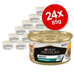 PURINA PRO PLAN Cat Adult Maintenance 24 X 85 G En Latas -Perros Gatos Suministros Tienda 171798 purina proplan cat adult huhn 24x85g hs 02 3