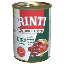 Pack Ahorro: Rinti Kennerfleisch 12 X 400 G -Perros Gatos Suministros Tienda 173102 pla bilder rinti kennerfleisch hirsch 400g hs 01 7