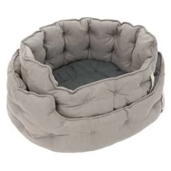Cama Cozy EcoLIFE Gris Para Perros -Perros Gatos Suministros Tienda 180712 180713 cozy ecolife grau fg 6381 8