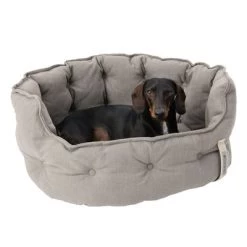 Cama Cozy EcoLIFE Gris Para Perros -Perros Gatos Suministros Tienda 180712 cozy ecolife grau fg 6348 2