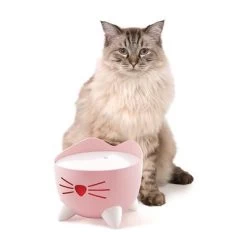 Bebedero Fuente Catit PIXI Rosa -Perros Gatos Suministros Tienda 187697 hagencontainer catit pixi trinkbrunnen pink hs 11 7