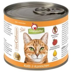 GranataPet DeliCatessen 6 X 200 G 20 GranataPet DeliCatessen 6 X 200 G -Perros Gatos Suministros Tienda 1 70708 pla granatapetdelicatessen kalb kaninchen 200g 5