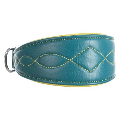 Collar Para Galgos Trixie Active Comfort Verde Petróleo/amarillo 3 Collar Para Galgos Trixie Active Comfort Verde Petróleo/amarillo