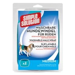 Simple Solution Pañal Lavable Para Perros Macho -Perros Gatos Suministros Tienda 201697 pla manna pro simple solution waschbare hundewindel f r r den hs3 1