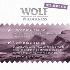 Wolf Of Wilderness Free Range 6 X 800 G 20 Wolf Of Wilderness Free Range 6 X 800 G -Perros Gatos Suministros Tienda 2021 09 wow freerange wet board wildhills 1000x1000 es 5