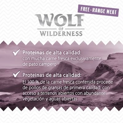 Wolf Of Wilderness Free Range 6 X 800 G 8 Wolf Of Wilderness Free Range 6 X 800 G - Imagen 6