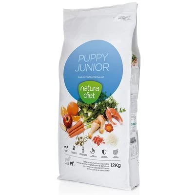 Natura Diet Puppy & Junior Con Pollo Pienso Para Perros