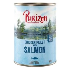 Purizon Adult 6 X 400 G Comida Húmeda Sin Cereales Para Perros -Perros Gatos Suministros Tienda 209097 pla purizon lachs 400 g 1 1
