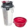 Set De Viaje Trixie Contenedor De Comida Y Agua Para Mascotas -Perros Gatos Suministros Tienda 213598 trixie futter wasserbehaelter hs 03 6