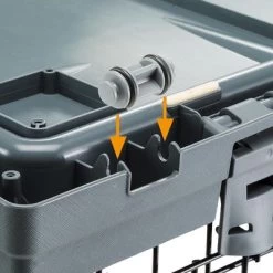 Jaula De Transporte Ferplast Superior Para Perros -Perros Gatos Suministros Tienda 217881 ferplast transportbox superior hs 11 1