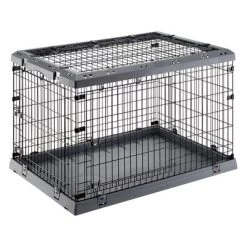 Jaula De Transporte Ferplast Superior Para Perros -Perros Gatos Suministros Tienda 217882 pla ferplast transportbox superior hs 01 5