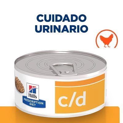 Hill's C/d Prescription Diet Latas Comida Húmeda Para Gatos 3 Hill's C/d Prescription Diet Latas Comida Húmeda Para Gatos