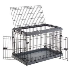 Jaula De Transporte Ferplast Superior Para Perros -Perros Gatos Suministros Tienda 221400 ferplast transportbox superior hs 02 7