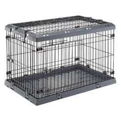 Jaula De Transporte Ferplast Superior Para Perros -Perros Gatos Suministros Tienda 221400 pla ferplast transportbox superior hs 01 1