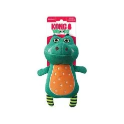 KONG Whoopz Gator Cocodrilo De Peluche Para Perros -Perros Gatos Suministros Tienda 223996 pla kong whoopz gator hs 01 7
