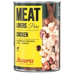Josera Meatlovers Pure 6 X 800 G Comida Húmeda Para Perros -Perros Gatos Suministros Tienda 231397 pla foodforplanet josera meatlovers pure huhn 800g hs 01 9