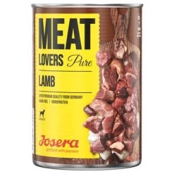 Josera Meatlovers Pure 6 X 800 G Comida Húmeda Para Perros -Perros Gatos Suministros Tienda 231398 pla foodforplanet josera meatlovers pure lamm 800g hs 01 2