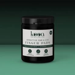 Kooa Sensitive Toallitas Para La Limpieza De Ojos Y Orejas -Perros Gatos Suministros Tienda 233196 kooa sensitive fingerpads augen ohren hs 02 8