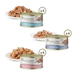 Applaws En Caldo 12 X 156 G Latas Para Gatos - Pack De Prueba -Perros Gatos Suministros Tienda 235215 applaws cat wet fischbruehe hs 01 5