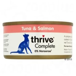 Thrive Complete Comida Húmeda Para Gatos 24 X 75 G 20 Thrive Complete Comida Húmeda Para Gatos 24 X 75 G -Perros Gatos Suministros Tienda 251392 thrivetunasalmon 1