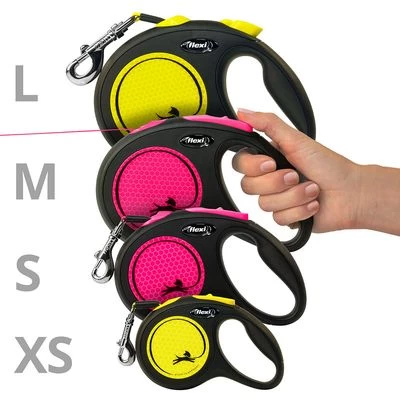 Correa Extensible Flexi New Neon Rosa Con Cinta De 5 M 10 Correa Extensible Flexi New Neon Rosa Con Cinta De 5 M - Imagen 8