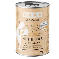 GRAU Cordero Puro Con Aceite De Linaza Comida Húmeda Para Perros -Perros Gatos Suministros Tienda 268397 pla grau hundefutter huhnm 400g hs 01 4 1