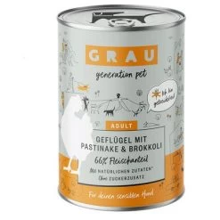 GRAU Ternera, Zanahoria Y Patata Comida Húmeda Para Perros -Perros Gatos Suministros Tienda 268398 pla grau hundefutter gefluegel pastinake brokkoli 400g hs 01 9