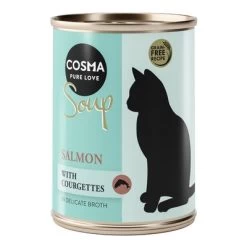 Cosma Soup Sopa Para Gatos 6 X 100 G -Perros Gatos Suministros Tienda 274517 pla cosma soup salmon 100g 1000x1000 0 1