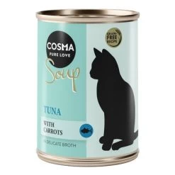 Cosma Soup Sopa Para Gatos 6 X 100 G -Perros Gatos Suministros Tienda 275296 pla cosma soup tuna 100g 1000x1000 7 1
