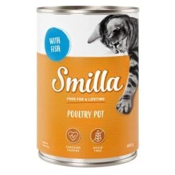 Smilla Tierna Ave 6 X 400 G -Perros Gatos Suministros Tienda 28070 pla smilla poulrypot fish 400g 1