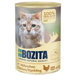 Bozita Comida Húmeda Para Gatos 12 X 400 G - Pack Ahorro -Perros Gatos Suministros Tienda 288312 pla bozita chicken pate catcan 400g hs 01 6