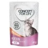 Concept For Life Kitten Sin Cereales Con Salmón En Salsa -Perros Gatos Suministros Tienda 288378 pla concept for life kitten salmon gelee 85g 9 1