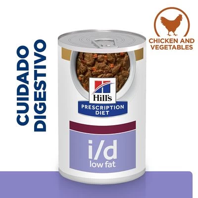 Hill's I/d Low Fat Prescription Diet Digestive Care Estofado Para Perros 3 Hill's I/d Low Fat Prescription Diet Digestive Care Estofado Para Perros