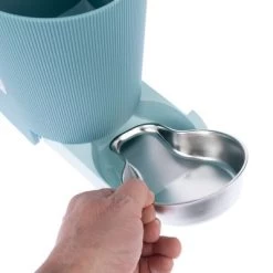 TIAKI Tolva Para Pienso Y Agua, Azul Claro Para Mascotas -Perros Gatos Suministros Tienda 302396 tiaki wasser und futterspender fg 6119 7