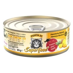 Porta 21 Superfood Comida Húmeda Para Gatos 6 X 80 G 18 Porta 21 Superfood Comida Húmeda Para Gatos 6 X 80 G -Perros Gatos Suministros Tienda 308496 pla porta21 superfood makrele ananasa 80g hs 01 2