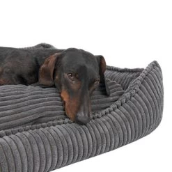 Cama Modern Living Helena Para Perros -Perros Gatos Suministros Tienda 320397 hundebett helena grau fg 2233 5