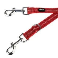 Correa Ajustable TIAKI Reflective Rubber Roja Para Perros -Perros Gatos Suministros Tienda 323007 reflective rubber 2m fg 1254 5