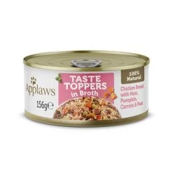 Applaws Taste Toppers Con Caldo Latas Para Perros 6 X 156 G -Perros Gatos Suministros Tienda 362002 pla applaws taste toppers bruehe huhnham 6x156g hs 01 4