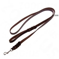 Correa De Cuero Marrón Con Gancho Trenzado Heim Para Perros