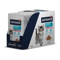 Advance Kitten Con Pavo Comida Húmeda Para Gatos -Perros Gatos Suministros Tienda 374596 pla affinity advance kitten truthahn hs 01 3