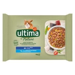 Ultima Cat Nature 12 X 85 G Comida Húmeda Para Gatos -Perros Gatos Suministros Tienda 384696 pla affinity ultima cat nature tuna hs 01 9