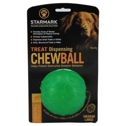 Starmark Pelota Portasnacks Para Perros -Perros Gatos Suministros Tienda 388800 pla starmark treat dispensing chewball hs 01 4